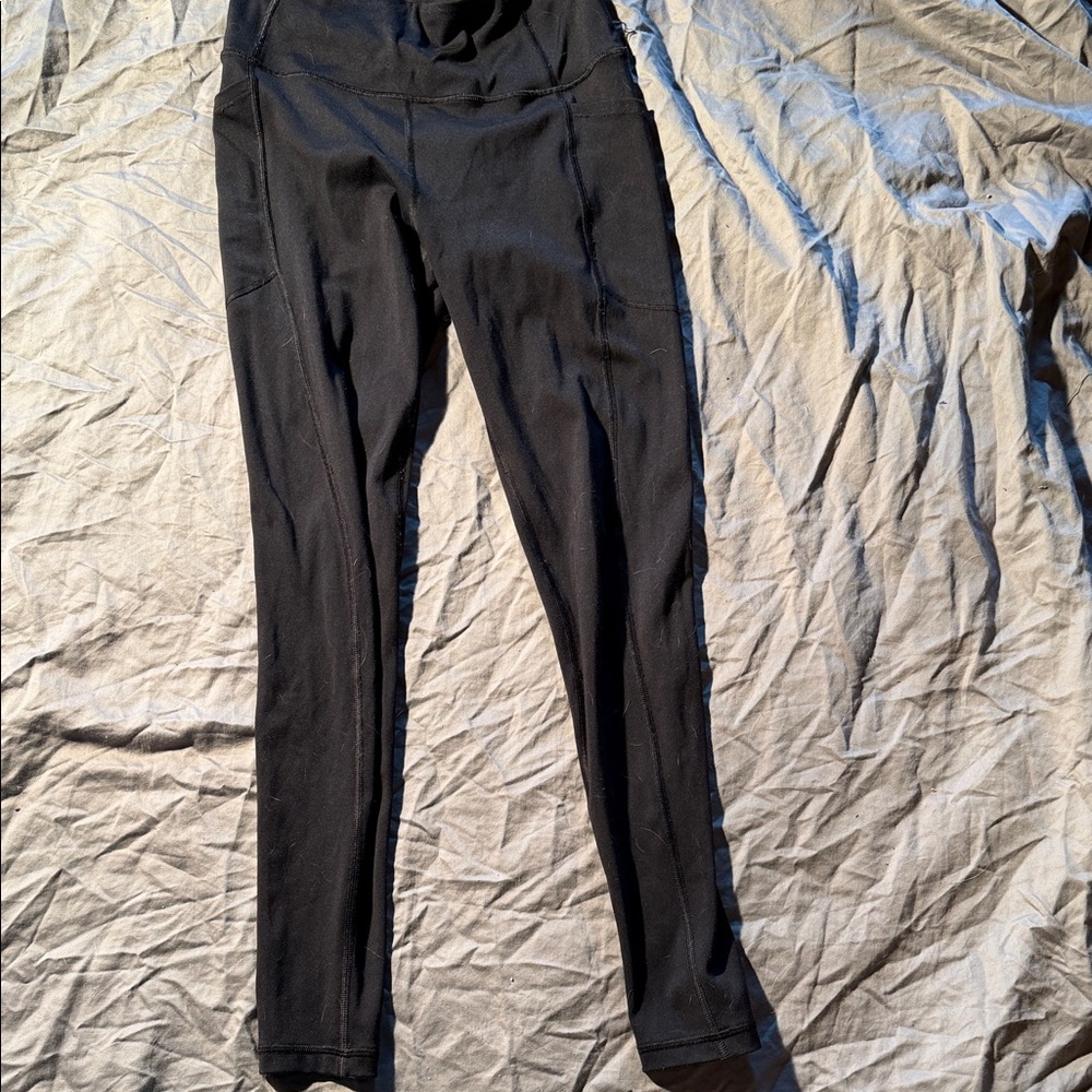 Black High-Waist Athletic Leggings